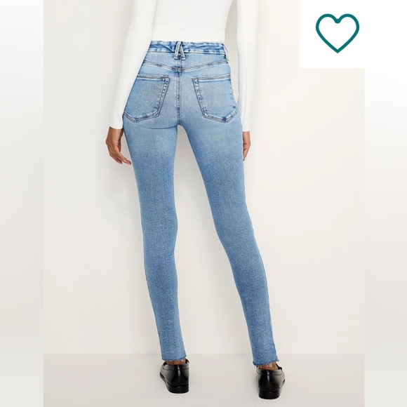 NEW Good American Good Legs Crop Skinny Jeans - Picture 2 of 11